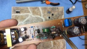 Ремонт электронного балласта (ЭПРА) FINTAR DR184B.