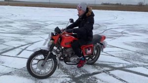 Дрифт на Планете | ИЖ Планета 5 с КОЛЯСКОЙ