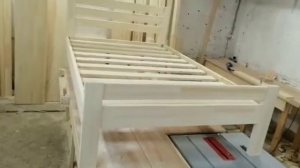 Кровать "Амелия "без покраски.Видео-обзор