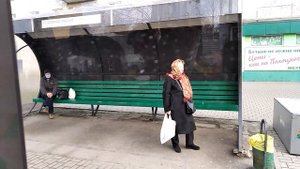 Калининград. На автобусе #72 через Рыбную деревню до Московского проспекта - 03.03.2021, ВТ. 1/2