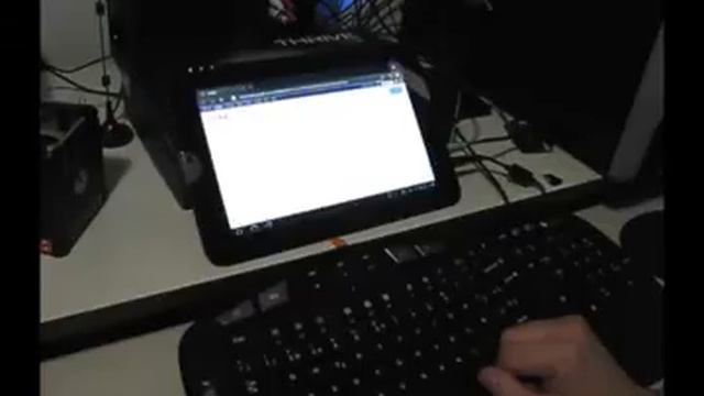 Toshiba Thrive with keyboard, xbox controller and mouse смотреть онлайн