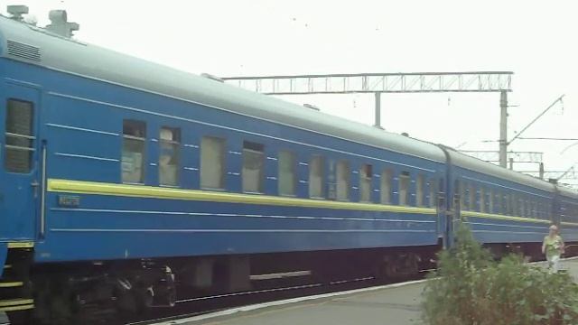 ЧС7-220 c поездом №119 Запорожье-Львов смотреть онлайн