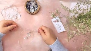 Как сделать необычную веточку в прическу из проволоки и бусин своими руками | процесс | мастер-клас