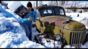 Нашёл 5 тонн железа под снегом. Попробуем оживить. Кракен 1