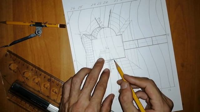Строительная графика. 13 урок. Построение откосов насыпей земляного сооружения смотреть онлайн
