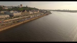 Река Волга у Нижнего . The Volga River in Nizhny.