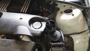 BMW E46 320d Замена масляного фильтра
