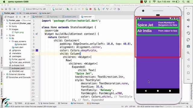 Flutter Image Asset ( Bitmaps ) Widget Example. Flutter Beginners Tutorial with Dart #2.5