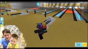 БОУЛИНГ в ROBLOX. Сбей все кегли и стань победителем. NIKIRO FUN