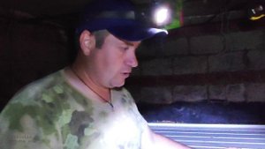 Сделал полки в погребе из пластикого подоконника. Теперь подвальный грибок не страшен 28.07.2023