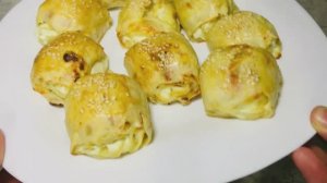 Слойки с творогом - вкусная и простая в приготовлении выпечка к чаю