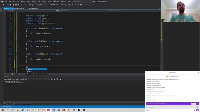 builder design pattern