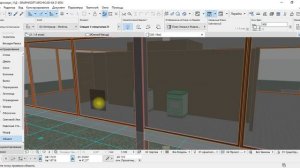 Урок 7. Моделирование встроенной кухни и шкафов в ArchiCAD