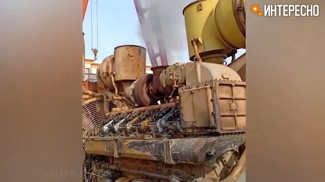 Запуск ОГРОМНОГО двигателя!