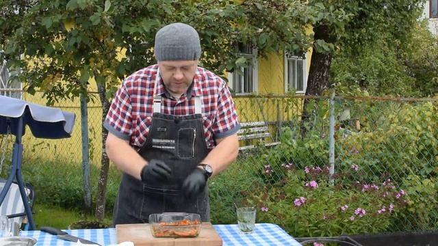 Закуска -Рулетики из перца ласточка запечённого  на мангале  . Вкусный рецепт для дачи и дома.