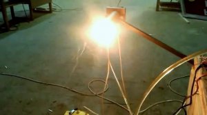 горение самодельной дизельной горелки