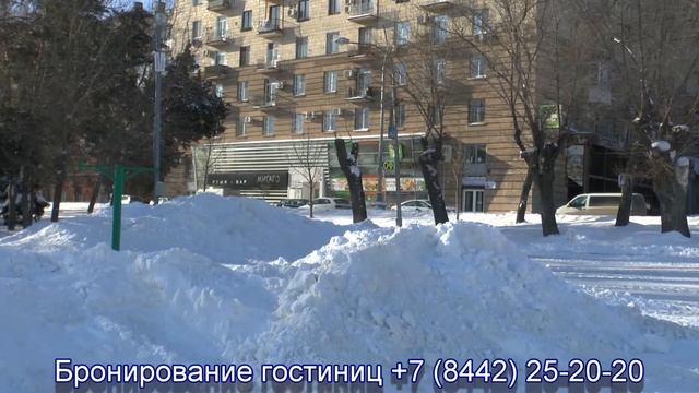Видео-путеводитель по Волгограду - Набережная Зимой  - Мегалайн-тур-гостиницы Волгограда