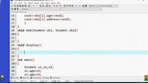 Structure with Function in C++ return type value in Urdu/Hindi