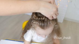 Angel hairstyles! - Angel  braid crown. Венок из косы. Коса-корона.