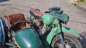 Иж Юпитер 1 1962 года с коляской бп58 с документами нового образца.