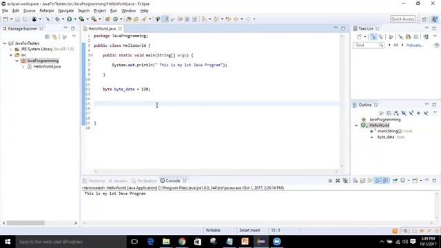 Java for Software Testers Tutorial #10 Java Data Types
