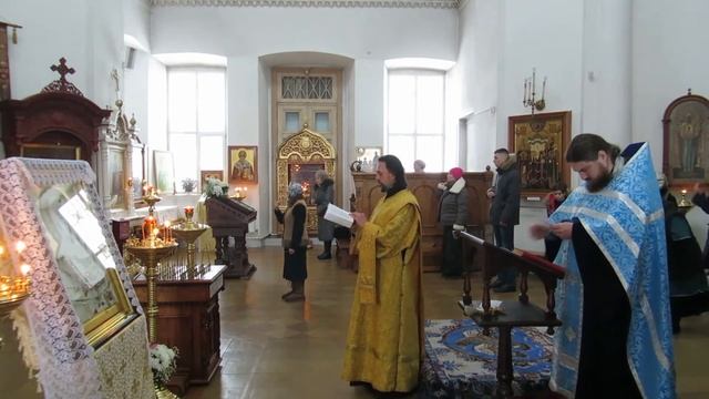 Молебен перед Корсунской Торопецкой иконой Божией Матери