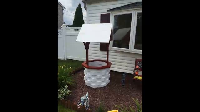 Как построить декоративный колодец своими руками смотреть онлайн