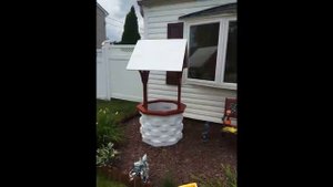 Как построить декоративный колодец своими руками