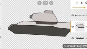 рисуем танк пантера