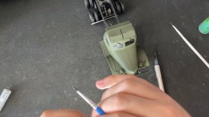 Покраска модели Звезда ЗИС БМ-13 «Катюша» с солдатами