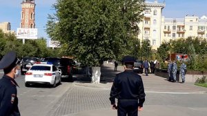 Кортеж Патриарха Кирилла в Волгограде 19.09.2021