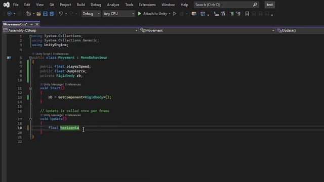 КАК СДЕЛАТЬ ПРОСТОЕ УПРАВЛЕНИЕ В UNITY! | HOW TO MAKE A SIMPLE PLAYER CONTROL IN UNITY!