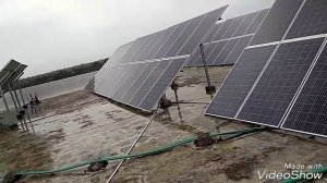 100KW Grid connectd Rooftop Solar plant installe in DC office Samba (Jammu&Kashmir) by SunSola tech