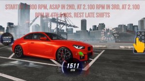 CSR2 | BMW M2 (G87) Coupé | 1/2 Mile Showdown Tune (Stage 5) | Manual Launch