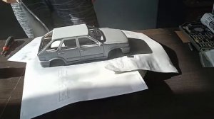 Как сделать модель 14. ВАЗ 2114 из дерева. Как сделать модель машины. How to make a car model.