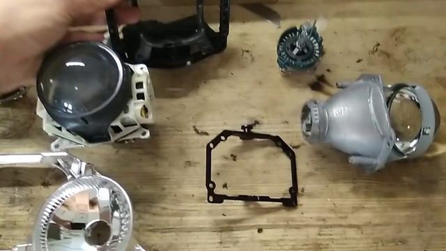 Тюнинг фар VOLVO S60  замена линз на Hella 3R и покраска фар изнутри