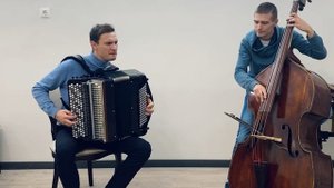 Улетай на крыльях ветра (Айдар Салахов - баян, Дмитрий Тарбеев - контрабас)