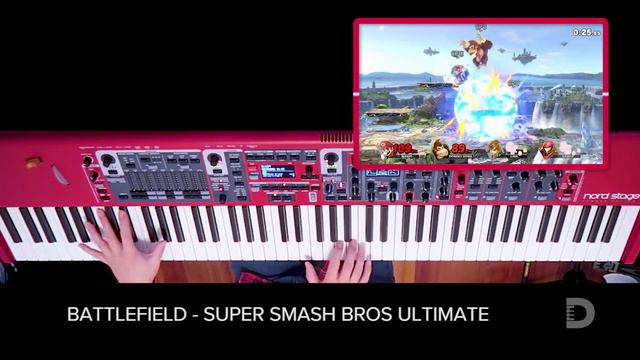 Battlefield Theme Keyboard - Super Smash Bros Ultimate смотреть онлайн