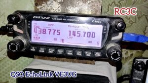 QSO to Canada VE3UG Rick from Toronto via #EchoLink