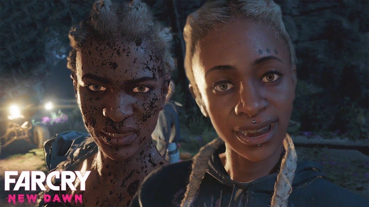 Фар край давн. Far Cry 5 Микки и Лу. Микки и Лу far Cry New Dawn. Фар край Нью давн сестры. Far Cry New Dawn Микки.