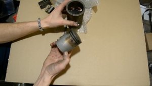Распаковываем запиленный цилиндр Восход-2(посылка от товарища из Ишима).