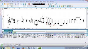 Magic score maestro Ю. Савватеева Урок 03 лиги, триоли, знаки, оформление