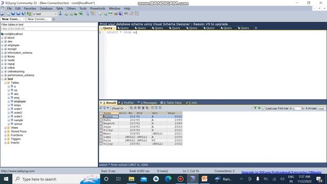 What is comparison operators in sql explain with example  | SQL Training