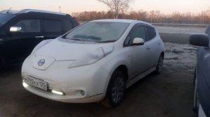 Время размораживания лобового на Ниссан Лиф