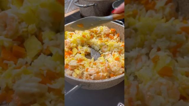 тайский рис с овощами