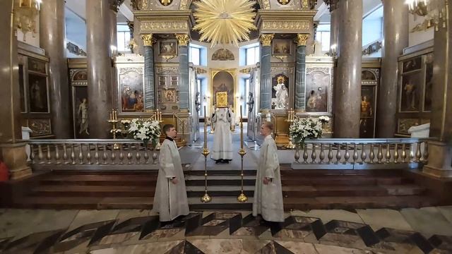 Всенощное бдение накануне Недели 7-ой по Пасхе смотреть онлайн