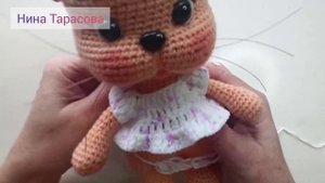 Как связать платье и башмачки крючком. Наряд для кошечки Маркизы.