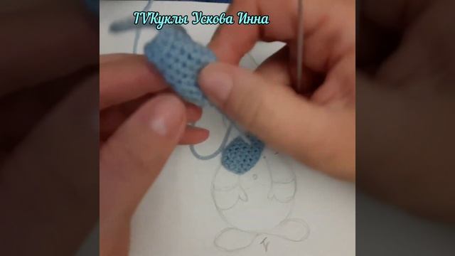 Эф 10 #Снеговик вяжем руки ноги. Кружок вязания крючком Связаны Верой смотреть онлайн