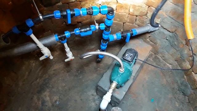 Насос DAB 82M в работе