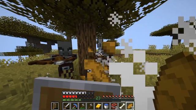 Налёт на аванпост разбойников в Майнкрафте смотреть онлайн